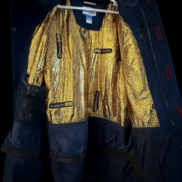 Navy Blue Winter Columbia Jacket - Picture 2 of 2